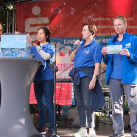 Tombola-Gewinnnummern vom Weinfest